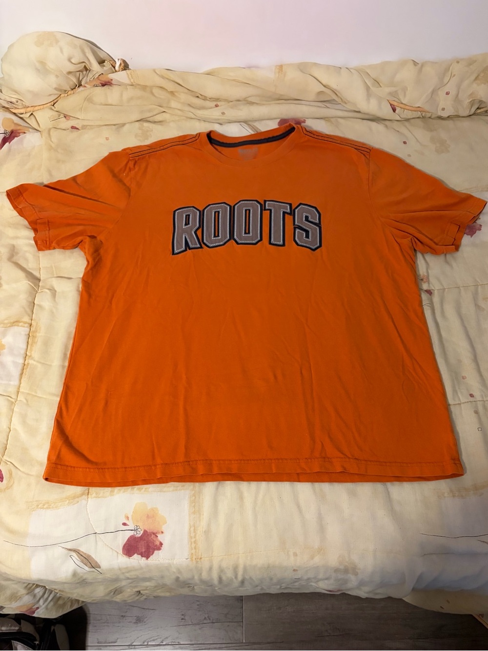 Roots logo Orange t shirt (2XL)